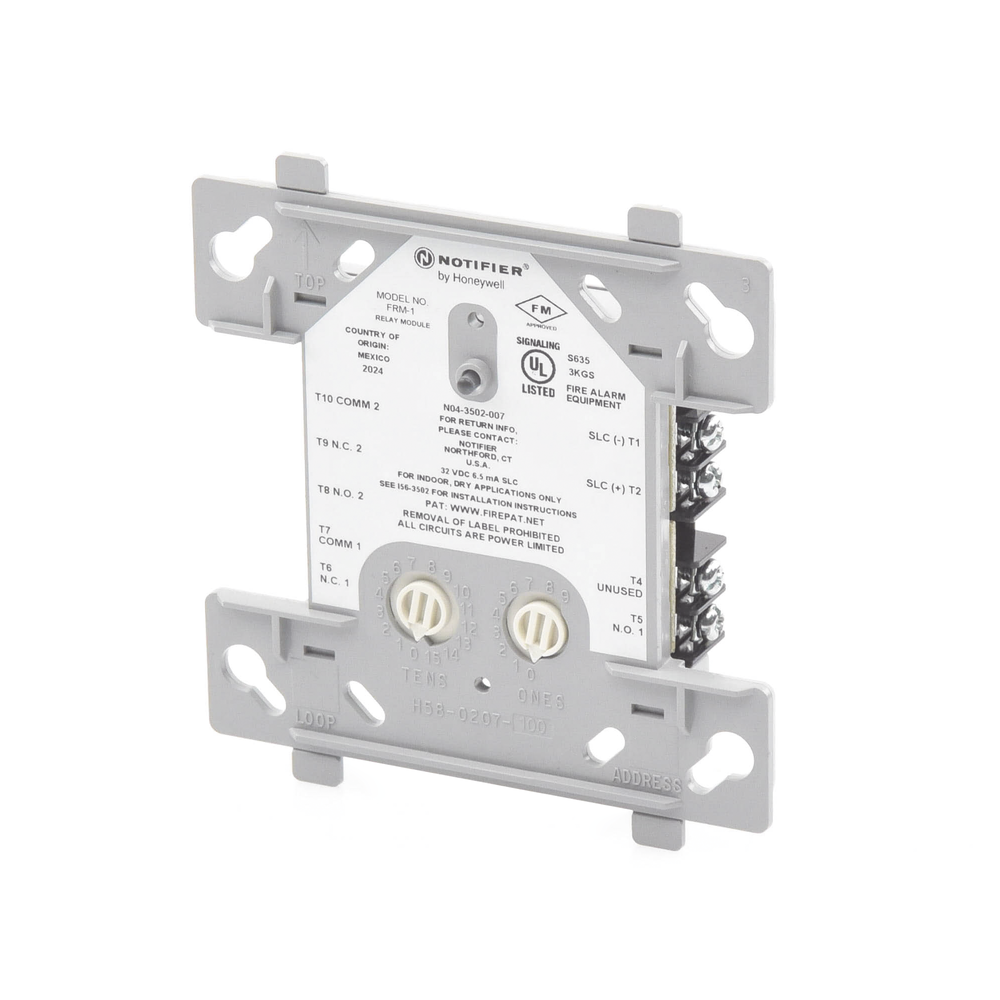 Módulo de Relevo Direccionable Notifier FRM-1 para Control de Dispositivos