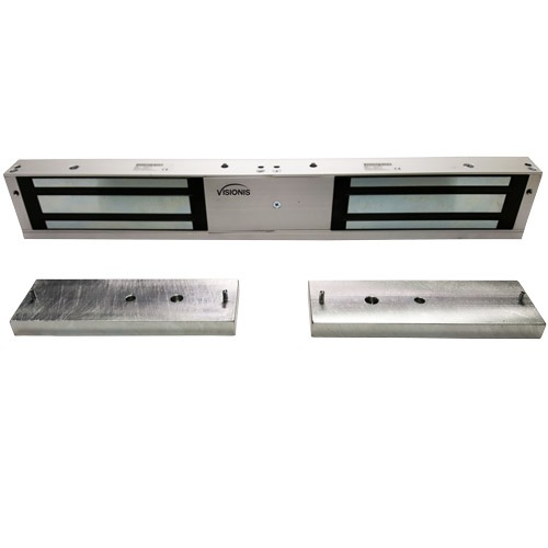 Cerradura Magnética Doble 1200 lbs Alta Seguridad con LED