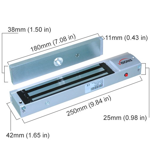 Chapa Electromagnetica 600Lb Visionis