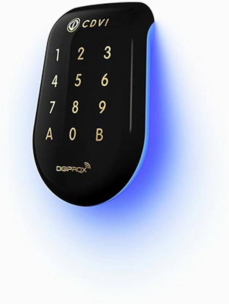 Teclado Retroiluminado con Lector de Proximidad | CDVI SOLAR | Seguridad Electrónica CONTROL DE ACCESO