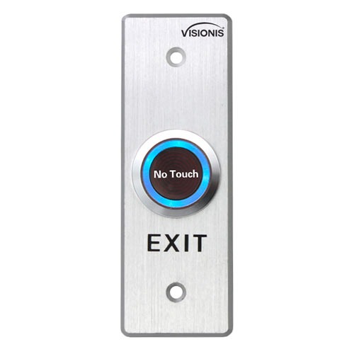 Botón No Touch Slim Infrarrojo con LED para Control de Acceso Visionis VIS-7028