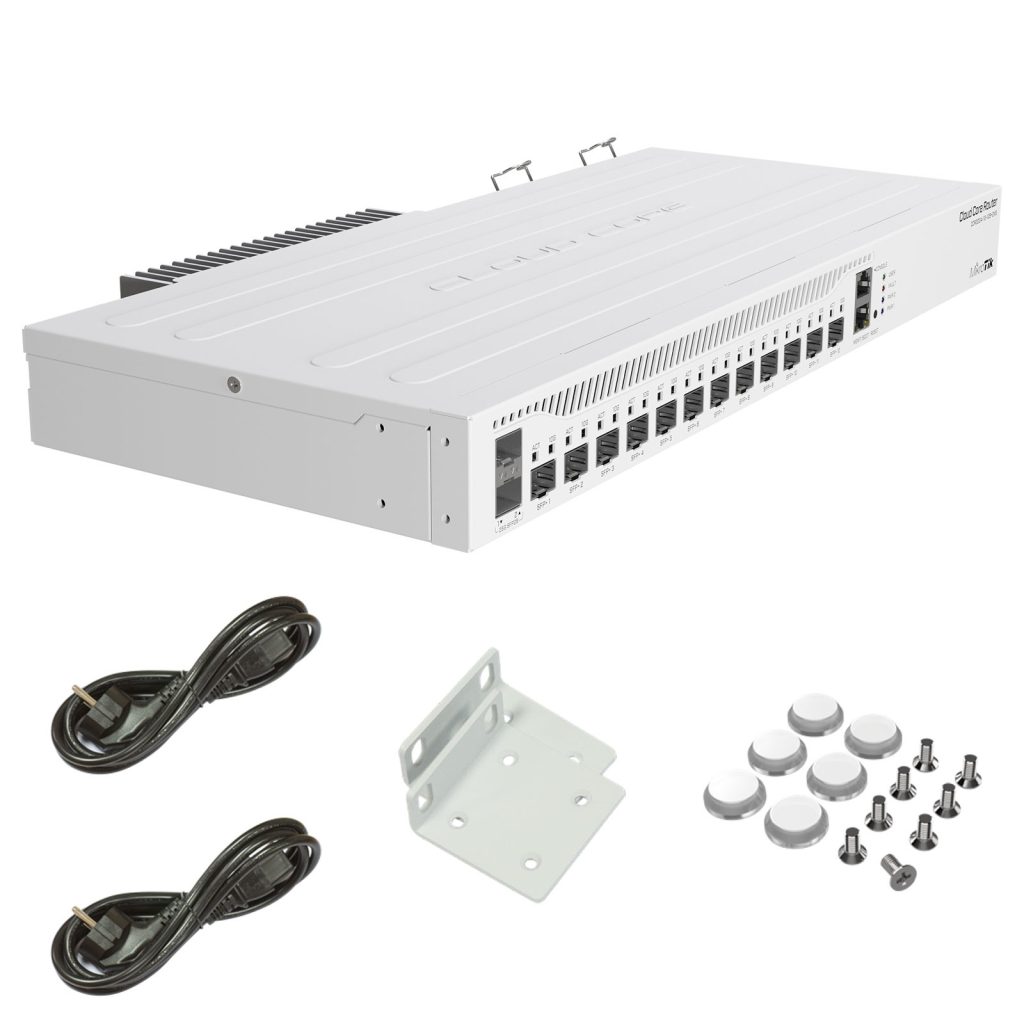 Router de 12 Puertos SFP+ | Mikrotik Cloud Core Router CCR2004 | Seguridad Electrónica COMUNICACIONES