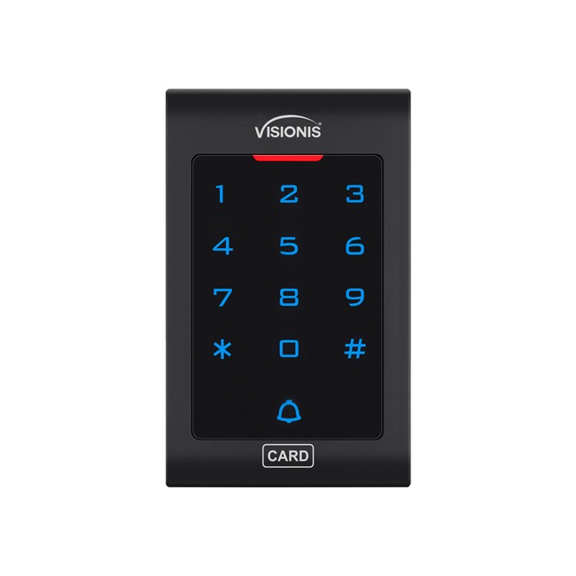 Teclado Táctil y Lector Interior Autónomo Wiegand 26 Tarjetas EM 1,000 Usuarios | Visionis