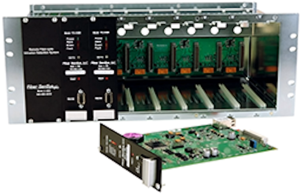 Unidad de Procesamiento de Alarma en Rack Fiber SenSys FD348R