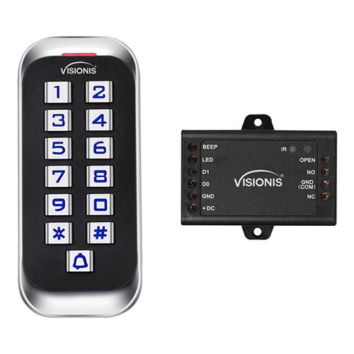 Teclado y Lector RFID Antivandalismo Slim Resistente al Clima Wiegand | Visionis