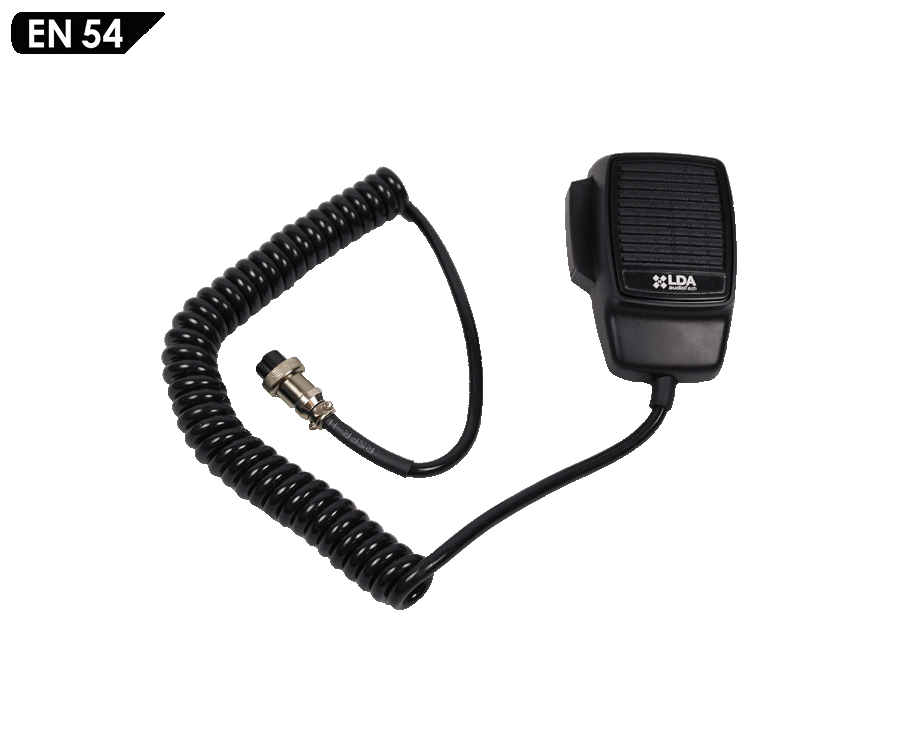 Micrófono push-to-talk certificado EN54 LDA Audio Tech