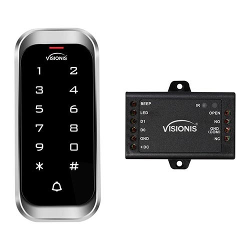 Teclado y Lector de Proximidad Slim Carcasa Metálica Resistente al Clima | Visionis