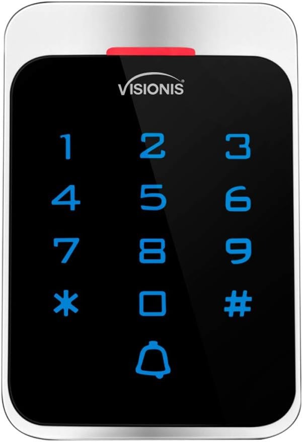 Teclado Táctil y Lector Antivandalismo Exterior Wiegand con Timbre 125KHz | Visionis